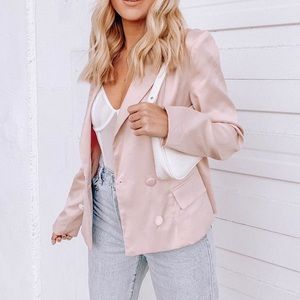 Showpo Pink Blazer